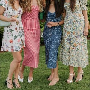 Polka Dot Midi Dress